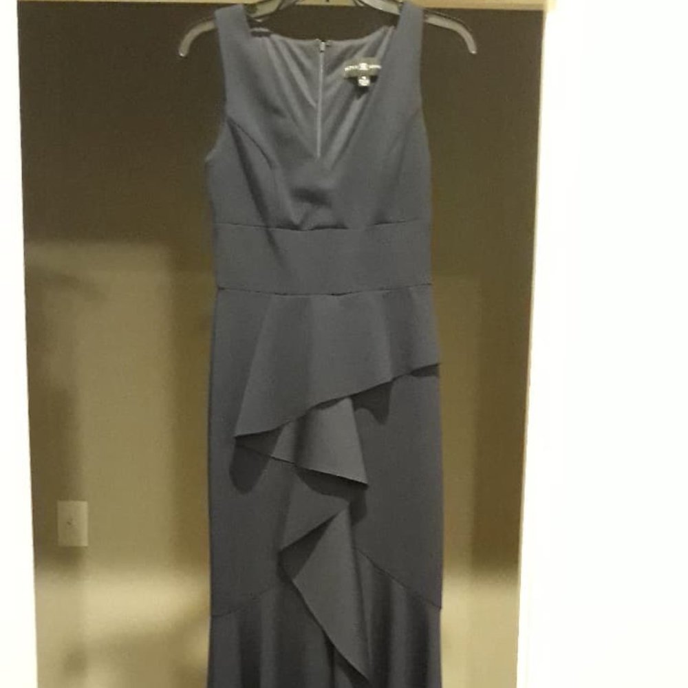 Navy Evening Gown / Semi Formal / Mother of Bride